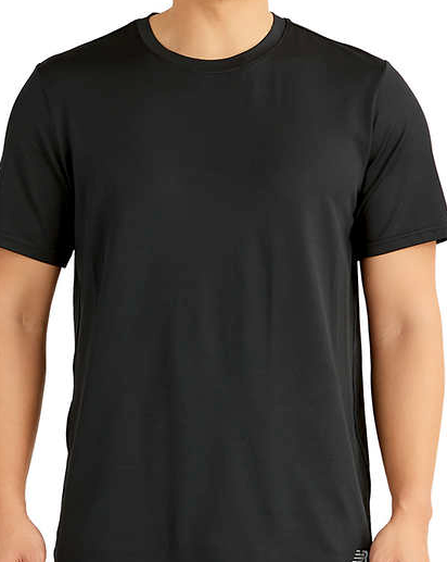 T-Shirt short sleeve lg Black